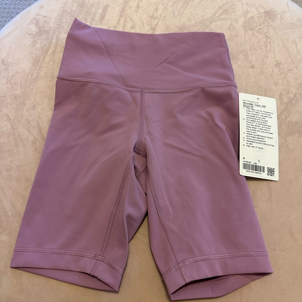 Lululemon Athletica Wunder HR Train Biker Shorts 8” NWT